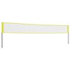 vidaXL Rede de voleibol 823x244 cm tecido PE amarelo e preto