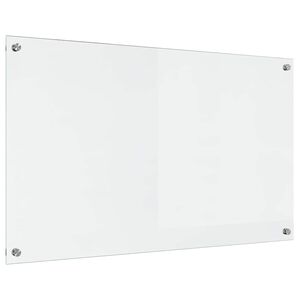 vidaXL Prote&ccedil;&atilde;o de Cozinha Transparente 100 x 60 cm vidro temperado