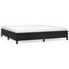 vidaXL Estrutura de cama sem colch&atilde;o 200x200 cm veludo preto