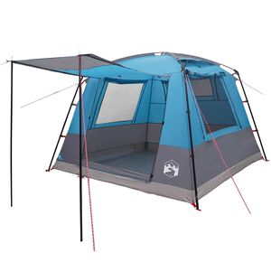 vidaXL Tenda de Festa Azul 10 pessoas