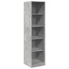 vidaXL Roupeiro 50x50x200 cm contraplacado cinzento cimento