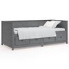 vidaXL Sof&aacute;-cama 75x190 cm madeira de pinho maci&ccedil;a cinzento