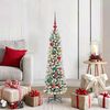 vidaXL &Aacute;rvore de Natal Artificial Branco 120 cm PVC, Metal e Pl&aacute;stico