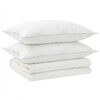vidaXL Conjunto de Edred&atilde;o e Almofadas 3 unid. 200x240 cm Ver&atilde;o L&atilde;