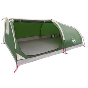 vidaXL Barraca de Hiking &agrave; Prova d'&Aacute;gua 1 pessoa 1-Pessoa Verde