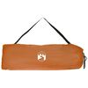 vidaXL Conjunto de Tenda de Camping 2 pcs Laranja Tafet&aacute; e Tecido