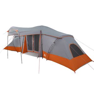 vidaXL Barraca Familiar com telhado Cinza e Laranja 721 x 335 x 212 cm