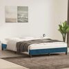 vidaXL Estrutura de cama sem colch&atilde;o 140x220 cm veludo azul