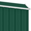 vidaXL Abrigo de jardim 87x98x159 cm aço galvanizado verde