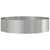 vidaXL Anel de Vaso Prateado 80 x 80 x 20 cm A&ccedil;o inoxid&aacute;vel