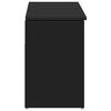 vidaXL Banco sapateira 102x30,5x45 cm derivados de madeira preto