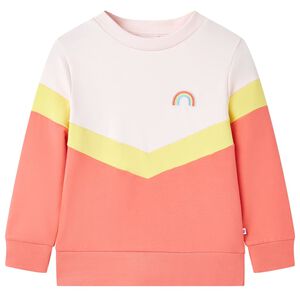 vidaXL Sweatshirt para crian&ccedil;a rosa suave 128