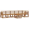 vidaXL Conjunto de Sof&aacute;s para Exterior 7 pcs Natural