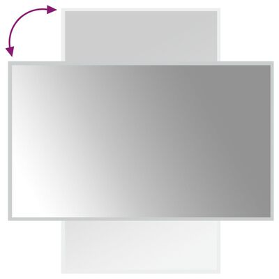 vidaXL Espelho de casa de banho com luzes LED 60x100 cm