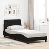 vidaXL Estrutura de cama sem colch&atilde;o Hanko 90x200 cm tecido preto