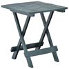 vidaXL Mesa de jardim dobr&aacute;vel 45x43x50 cm pl&aacute;stico verde