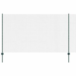vidaXL Cerca de Arame Soldado com Postes 25 x 1,4 m Verde Malha