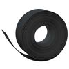 vidaXL Bordas de jardim 25 m 20 cm PE Preto