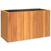 vidaXL Vaso/floreira de jardim 59x27,5x35 cm madeira de ac&aacute;cia maci&ccedil;a