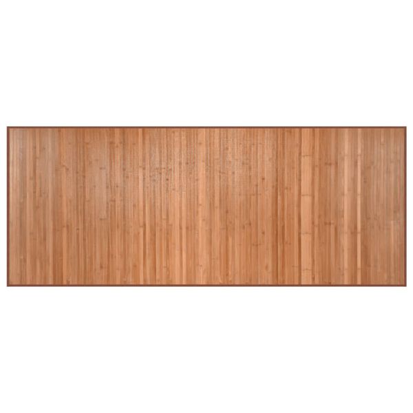 vidaXL Tapete retangular 80x200 cm bambu cor natural