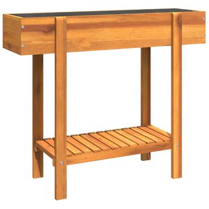 vidaXL Canteiro elevado de jardim 90x30x75 cm madeira ac&aacute;cia maci&ccedil;a