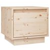 vidaXL Mesa de cabeceira 35x34x32 cm madeira de pinho maci&ccedil;a