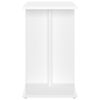 vidaXL Mesa de apoio 50x30x50 cm contraplacado branco