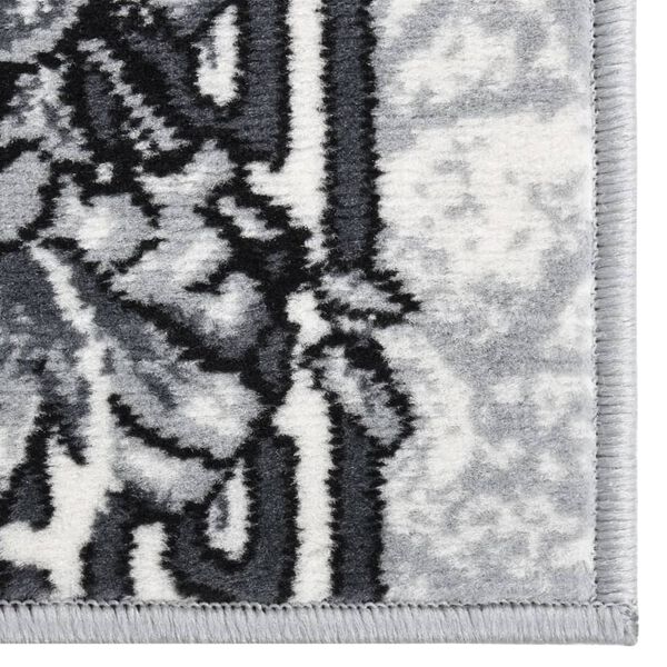 vidaXL Passadeira 60x450 cm polipropileno cinzento