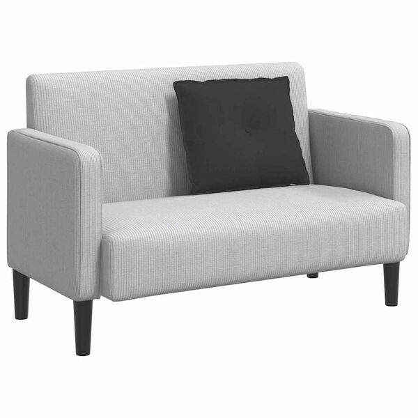 vidaXL Travesseiro para Costas Preto 60 x 50 cm Tecido de Microfibra