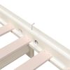 vidaXL Cama empilh&aacute;vel 80x200 cm madeira de pinho maci&ccedil;a branco