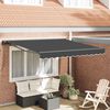 vidaXL Toldo Retr&aacute;til Antracite 300 x 250 cm Alum&iacute;nio e Tecido