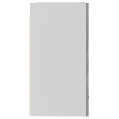 vidaXL Armário de parede 39,5x31x60 cm contraplacado cinza cimento