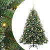 vidaXL &Aacute;rvore de Natal Artificial com 150 LEDs Verde 120 cm PE e PVC