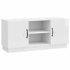 vidaXL Gabinete para TV Branco Brilhante 102 x 34,5 x 47 cm