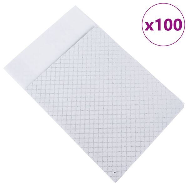 vidaXL Protetor de treinamento para pets de tecido n&atilde;o tecido 100 pcs