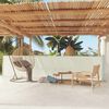 vidaXL Toldo lateral retr&aacute;til para p&aacute;tio 117x600 cm cor creme
