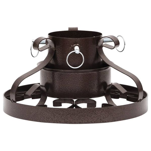 vidaXL Suporte para árvore de Natal 29x29x15,5 cm cobre antigo