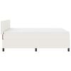 vidaXL Cama Box Manual Creme e Branco 203 x 160 x 88 cm