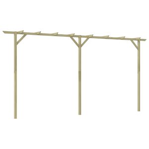 vidaXL Pérgola de jardim 410x40x203 cm madeira