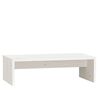 vidaXL Suporte para monitor 50x27x15 cm pinho maci&ccedil;o branco
