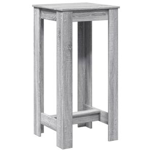 vidaXL Mesa de bar 51x50x103,5 cm derivados de madeira cinzento sonoma