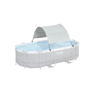 Bestway Toldo para piscina acima do solo branco