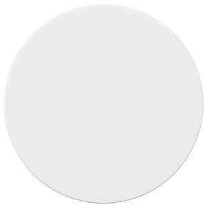 vidaXL Tampo de Mesa &Oslash; 30 x 1,5 cm Redondo Derivados de Madeira Branco