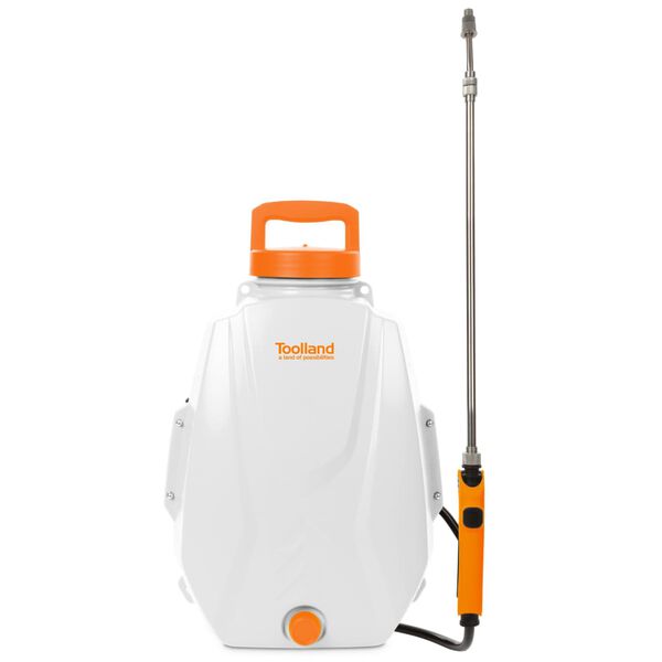 Toolland Pulverizador de press&atilde;o tipo mochila alimentado a bateria 12L