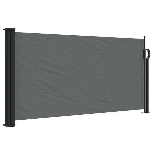 vidaXL Toldo lateral retr&aacute;til antracite 100x500 cm