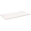 vidaXL Tampo de secret&aacute;ria 100x50x2,5 cm pinho maci&ccedil;o branco
