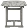 vidaXL Mesa de jantar p/ jardim (120-170)x80x75 cm ac&aacute;cia maci&ccedil;a