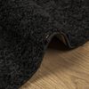 vidaXL Tapete shaggy de pelo alto PAMPLONA 120x170 cm preto