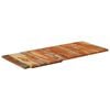 vidaXL Tampo mesa retangular 60x140cm 25-27 mm madeira recuper. maci&ccedil;a