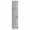 vidaXL Arm&aacute;rio de Banheiro Cinzento Cimento 30 x 33 x 190 cm